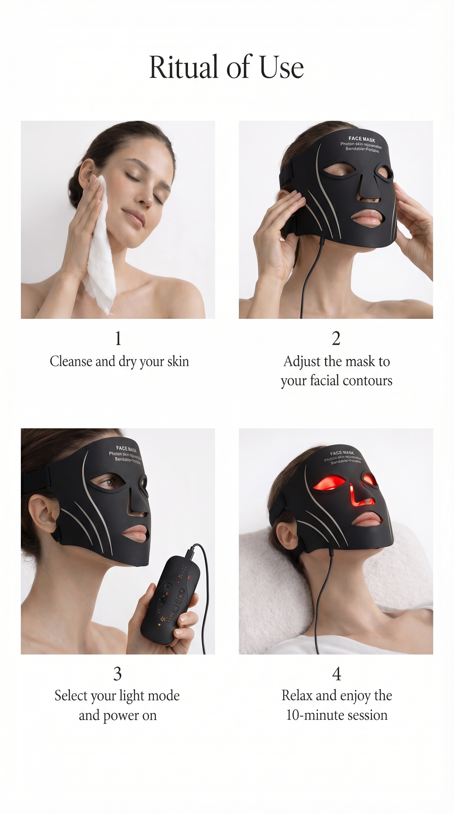 LED Mask (Black)